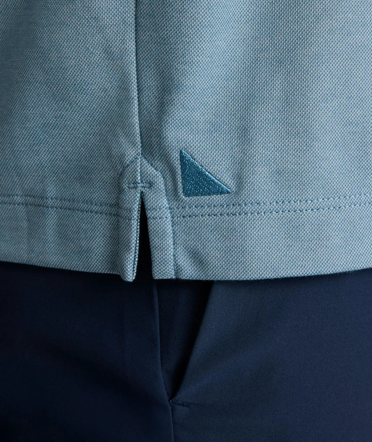 Tipped Performance Long-Sleeve Polo - FINAL SALE