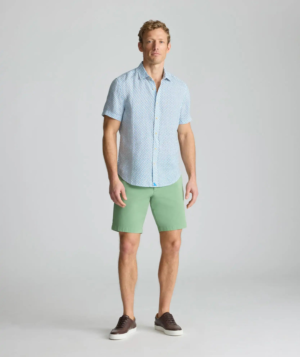 Linen Short-Sleeve Redcroft Shirt - FINAL SALE