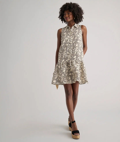 Linen Blend Sleeveless Amara Dress