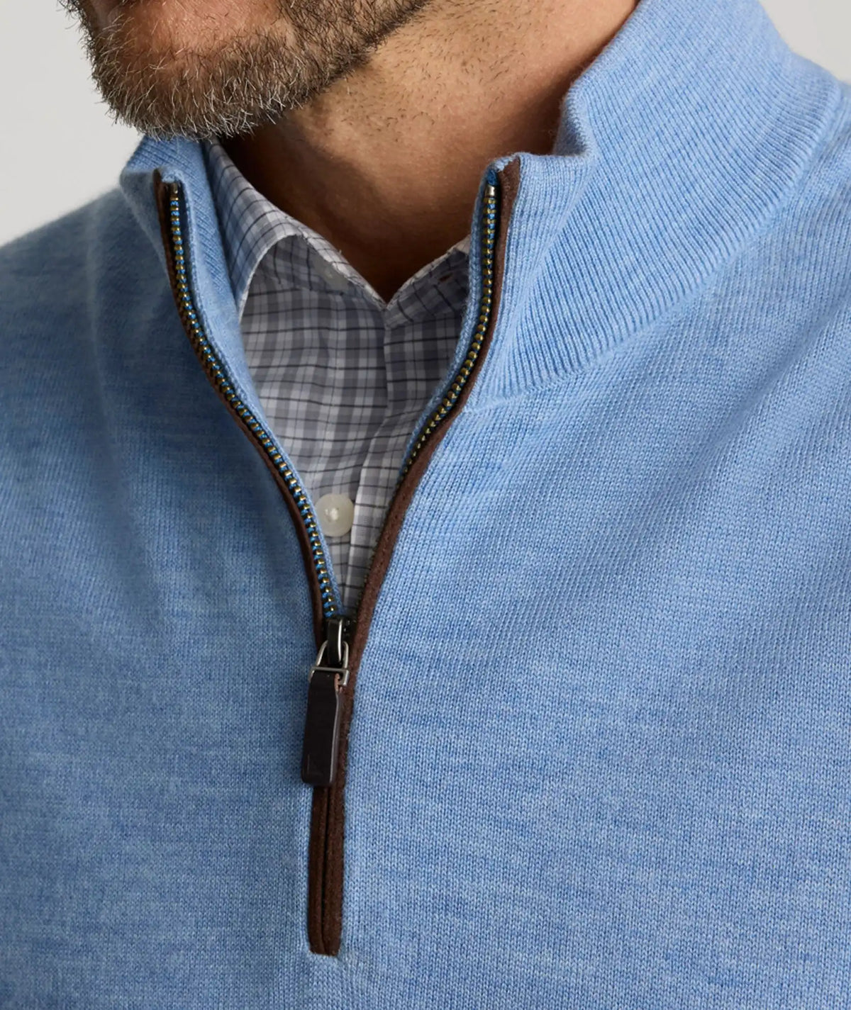 Merino Wool Quarter-Zip Sweater - FINAL SALE
