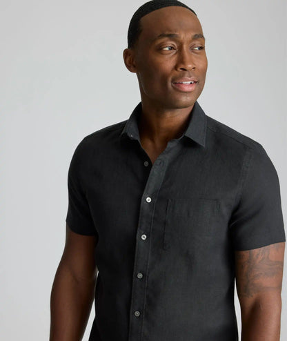 Wrinkle-Resistant Linen Short-Sleeve Cameron Shirt