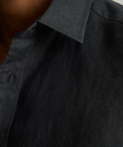 Wrinkle-Resistant Linen Short-Sleeve Cameron Shirt