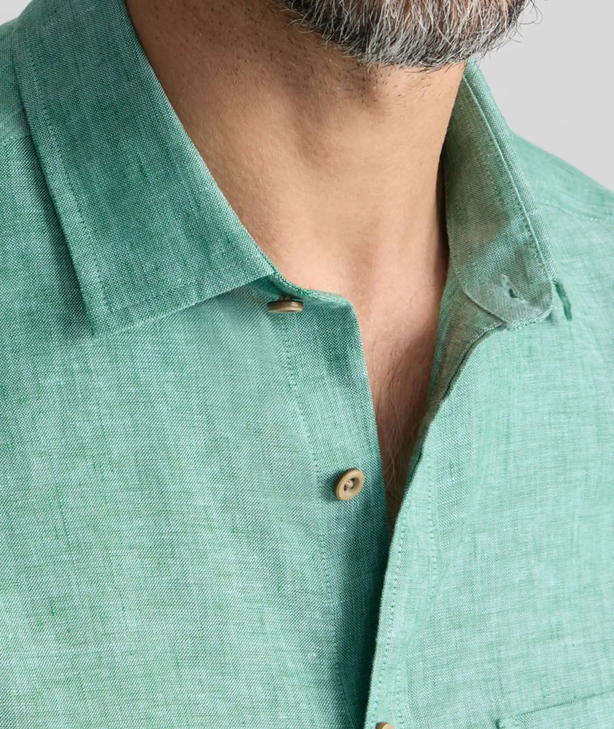 Wrinkle-Resistant Linen Short-Sleeve Cameron Shirt
