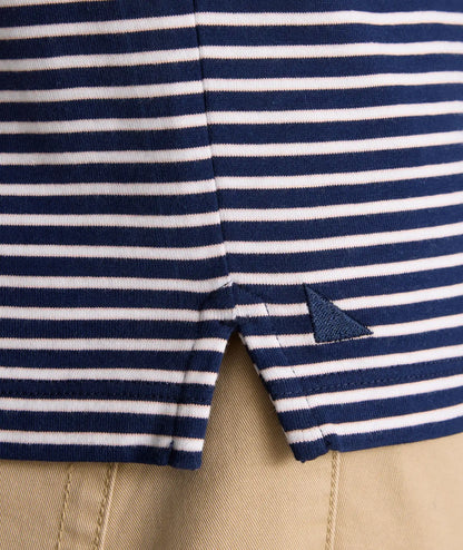 Striped Jersey Performance Polo - FINAL SALE