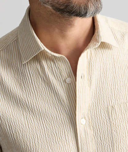 Performance Seersucker Short-Sleeve Shirt