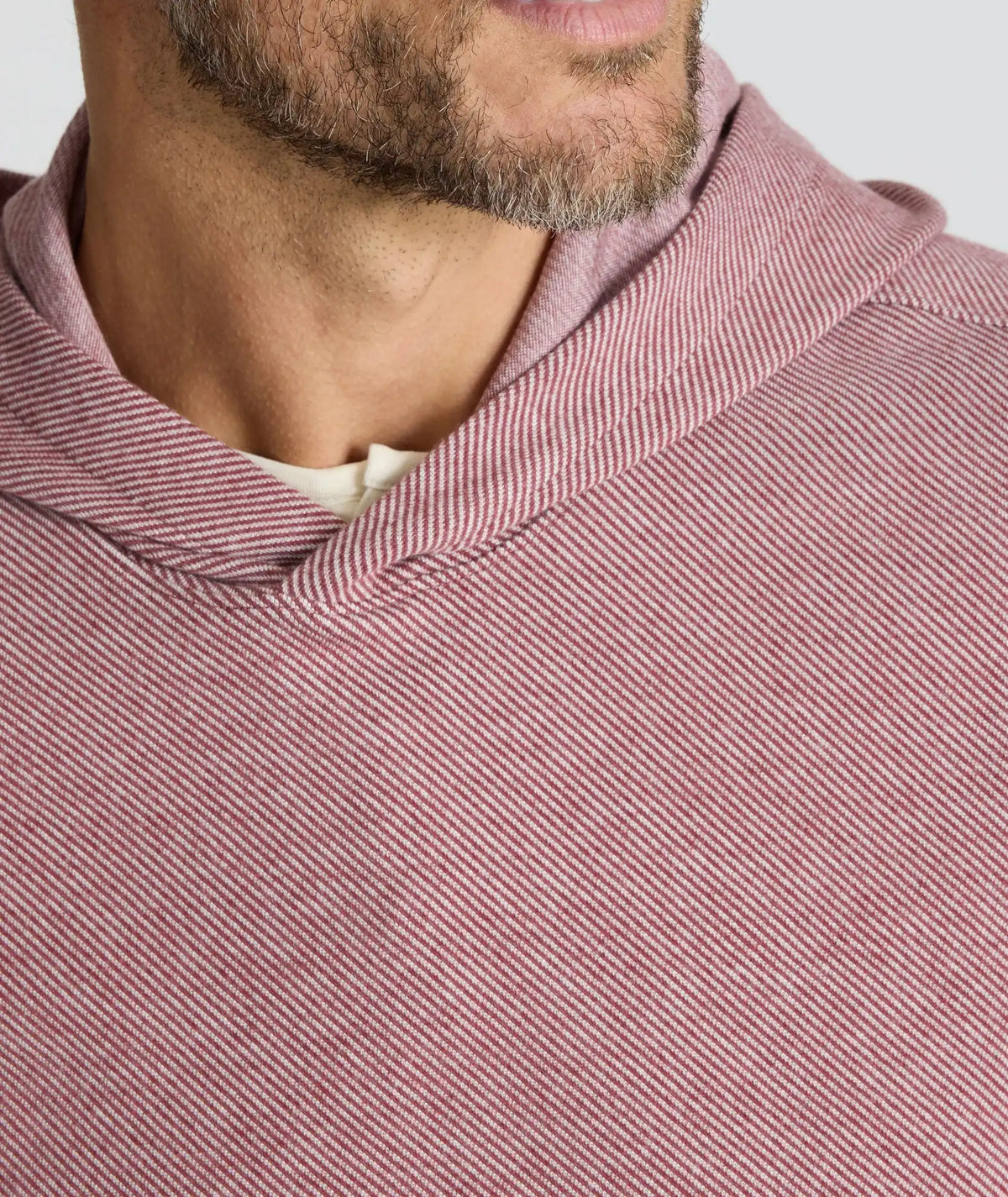 Textured Knit Hoodie
