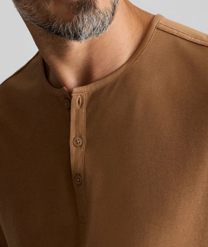 EcoSoft™ Short-Sleeve Henley - FINAL SALE