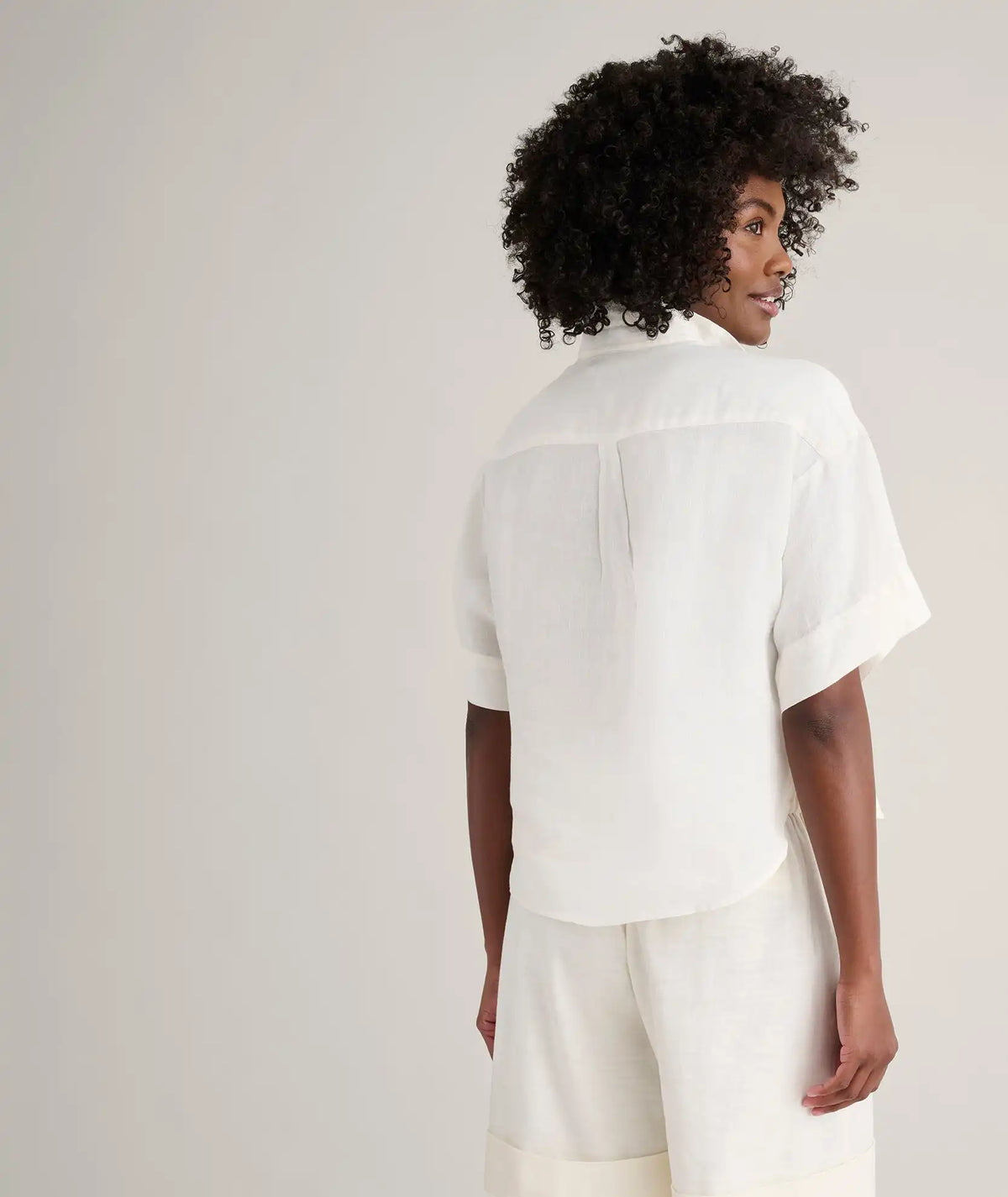 Linen Popover Untucked Ivy Shirt