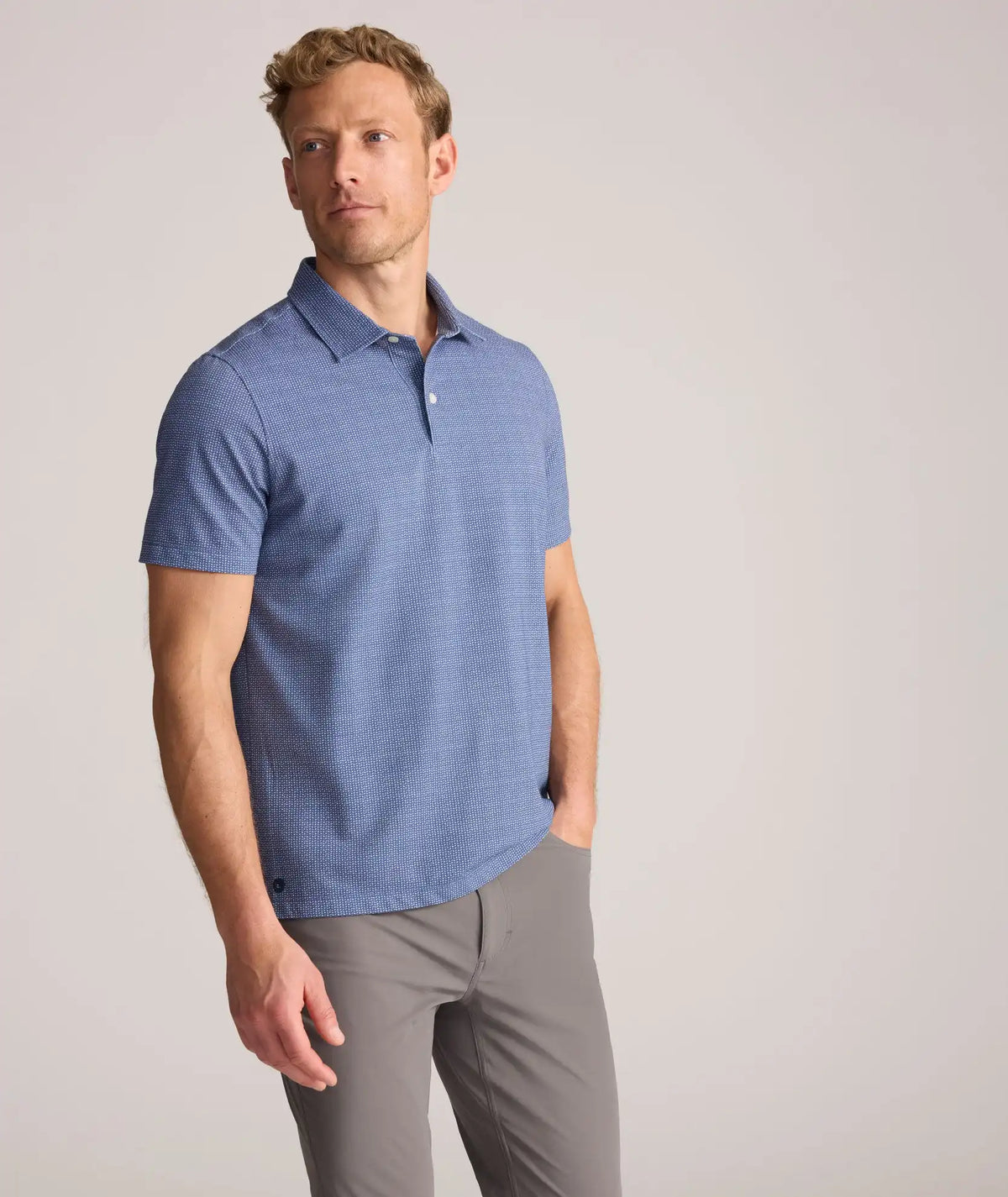 Printed CottonTek™ Polo