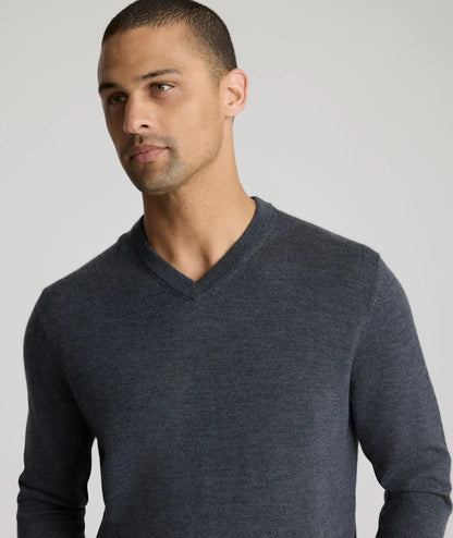 Merino Wool V-Neck Sweater