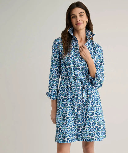 Stretch Cotton Poplin Taylor Shirtdress